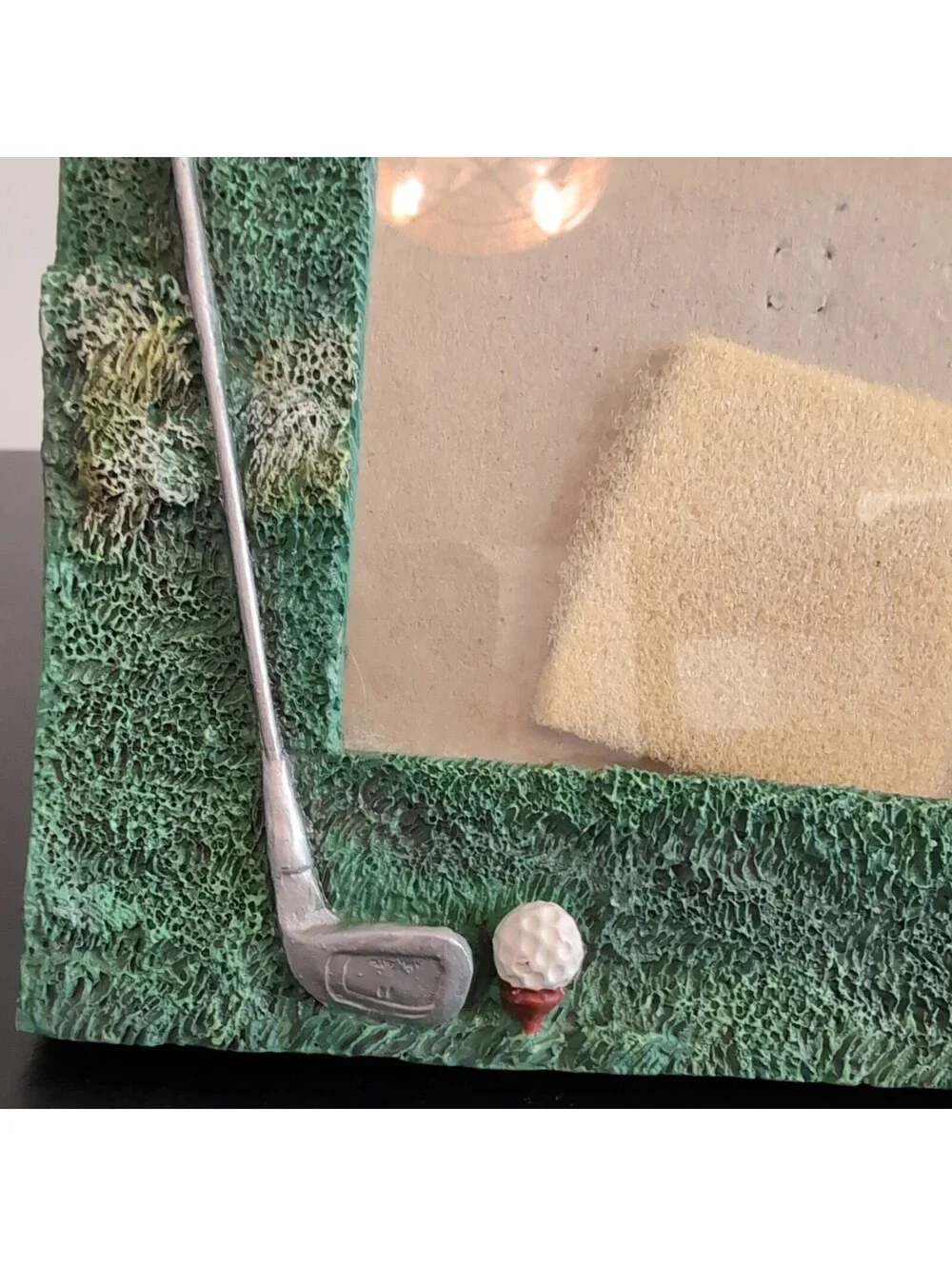 Vintage Golf Picture Frame| Golfing Photo | Clubs Ball Fits 3